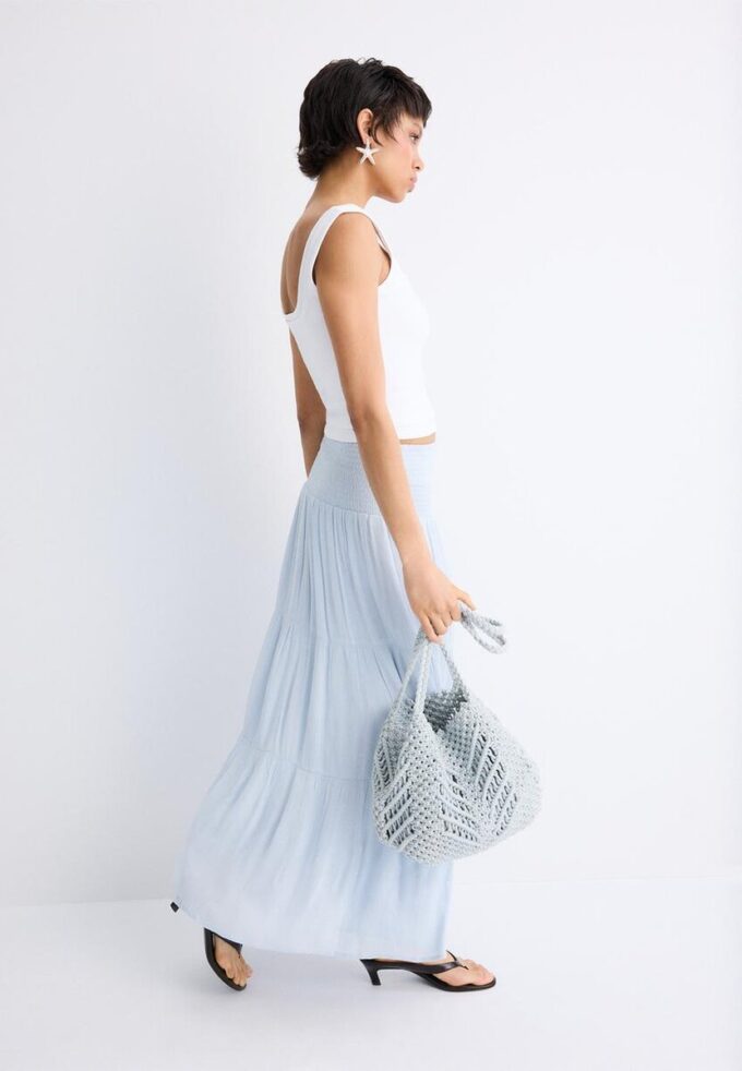 Sac cabas au crochet avec fil métallique Sac cabas au crochet avec fil métallique