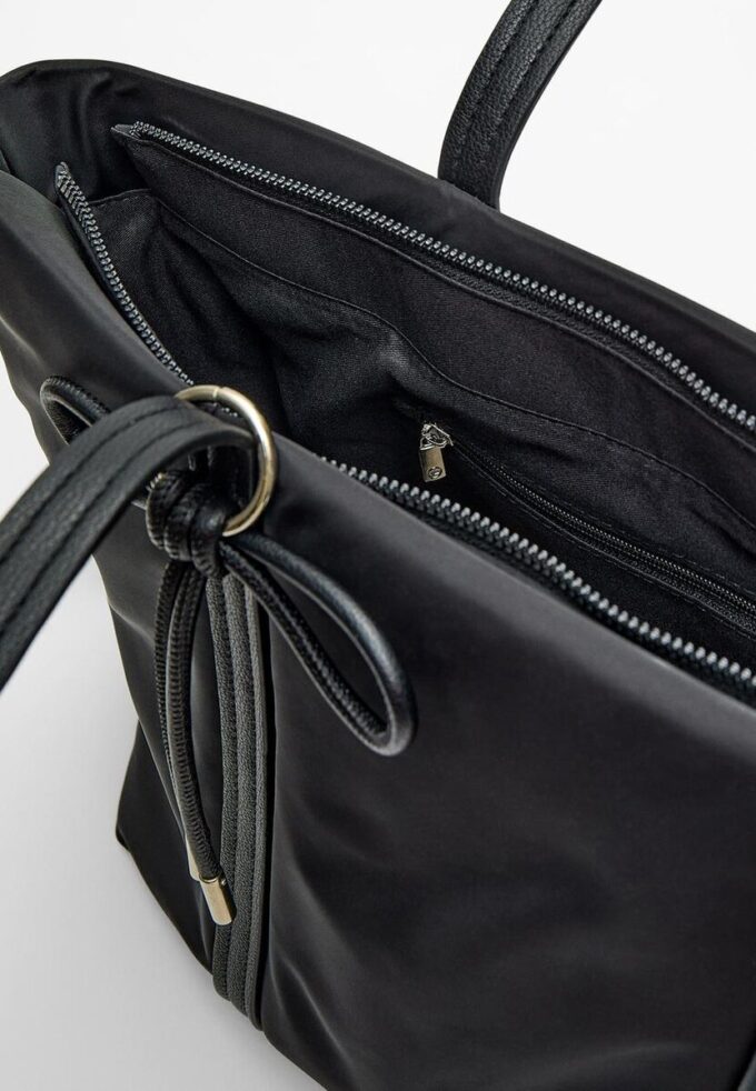 Sac cabas en tissu avec nœud