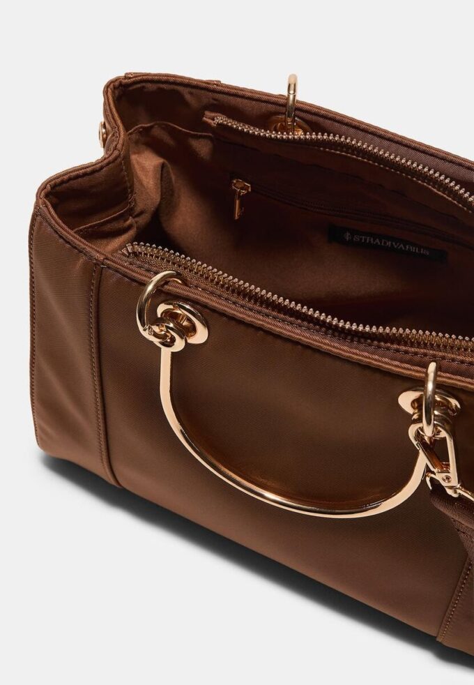 Sac cabas à poignées métalliques Sac cabas à poignées métalliques