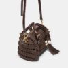 Sac cabas rond au crochet Sac cabas rond au crochet
