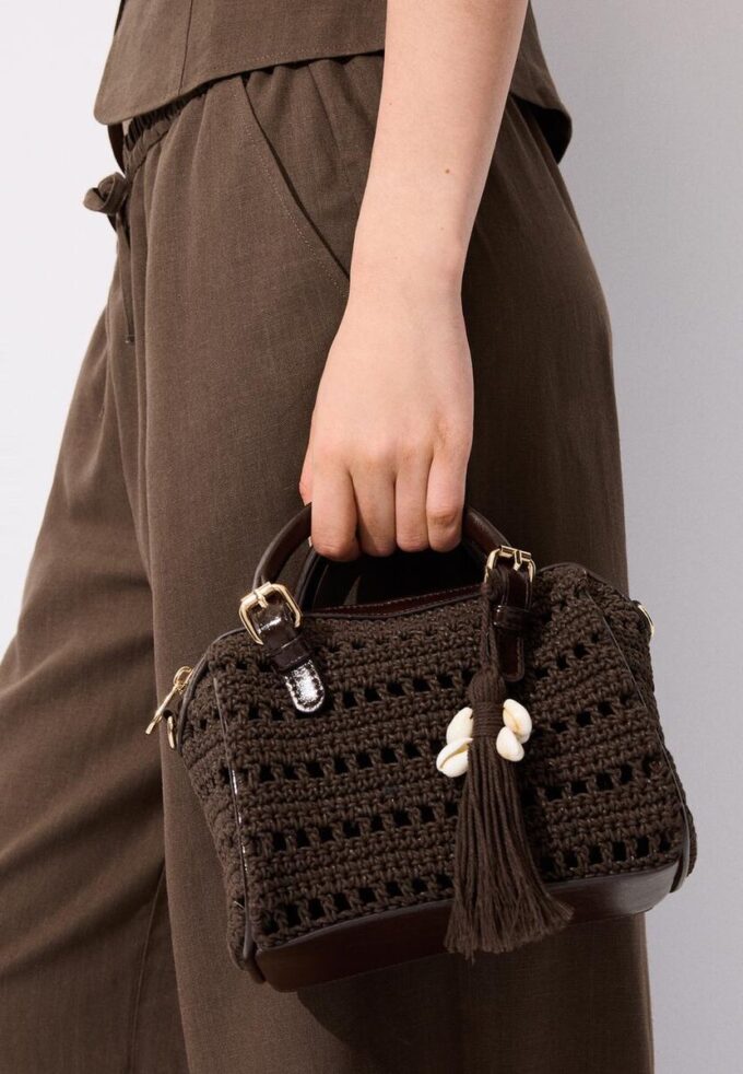 Sac cabas rond au crochet Sac cabas rond au crochet