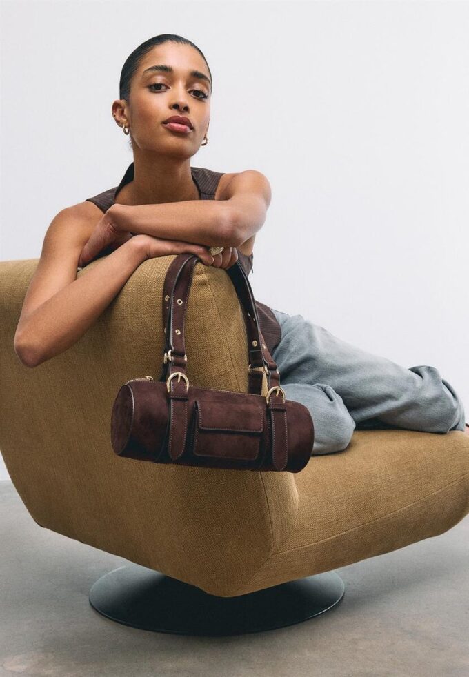 Sac de bowling avec détails métalliques