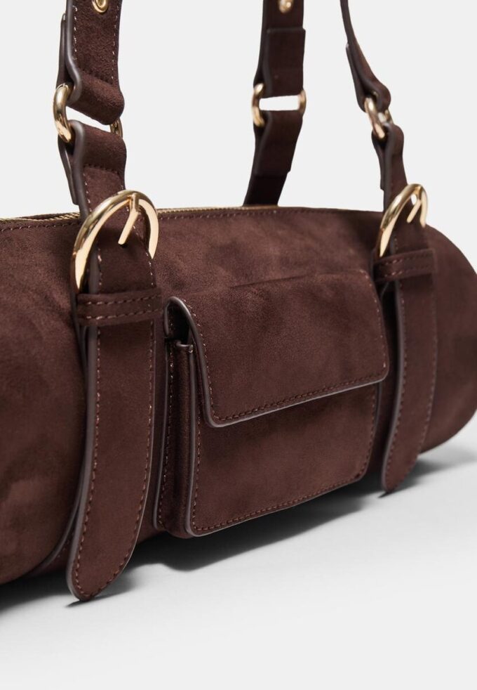 Sac de bowling avec détails métalliques