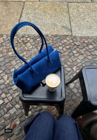 Sac de bowling en simili-suède