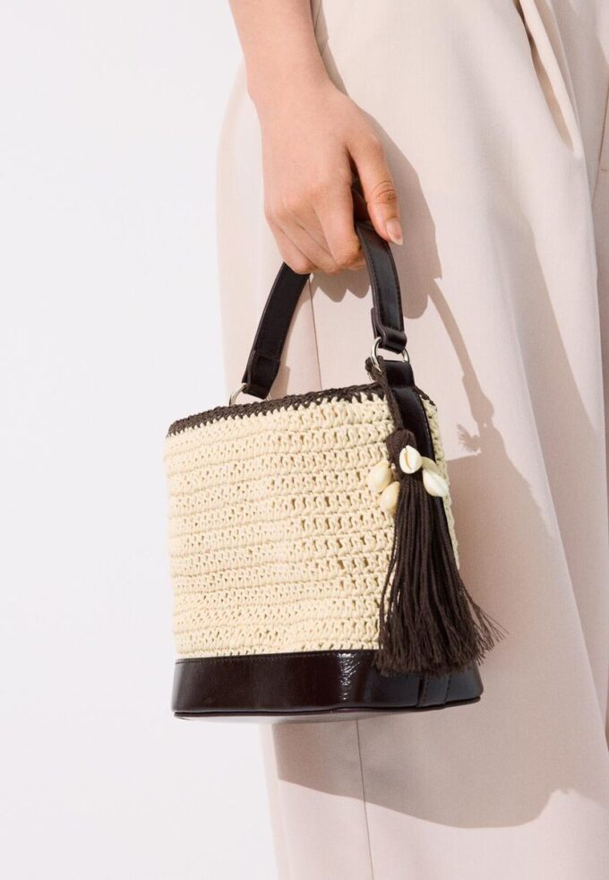 Sac seau combiné au crochet