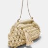 Sac seau en crochet avec fils métalliques Sac seau en crochet avec fils métalliques