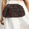 Sac seau en crochet avec fils métalliques Sac seau en crochet avec fils métalliques