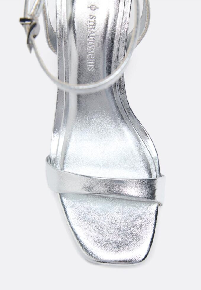 Sandales à talons effet métallisé Sandales à talons effet métallisé