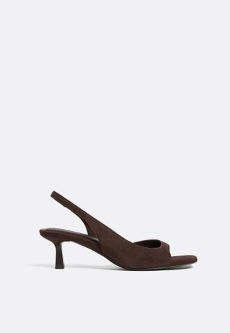 Sandales à talons hauts en cuir