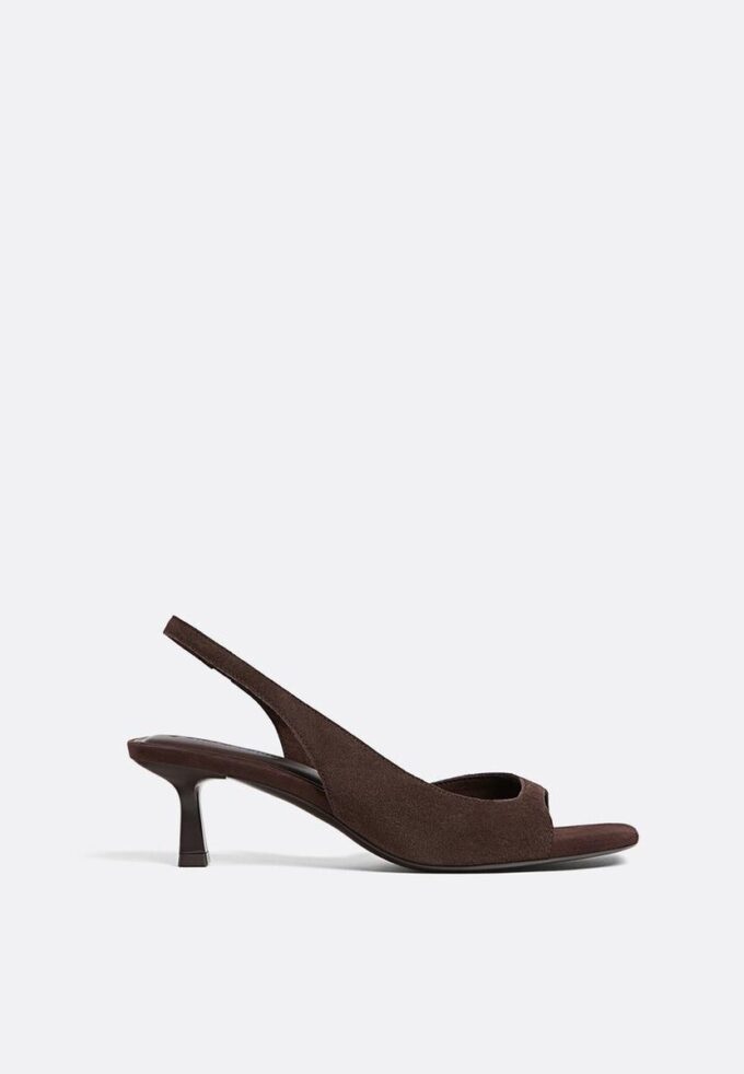 Sandales à talons hauts en cuir