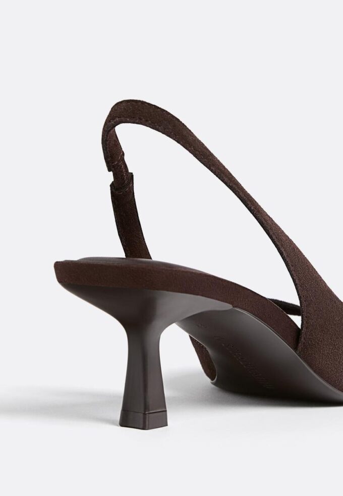Sandales à talons hauts en cuir