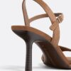 Sandales à talons hauts en cuir