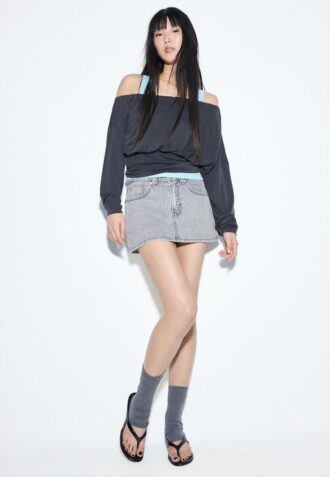 Skort en denim D62