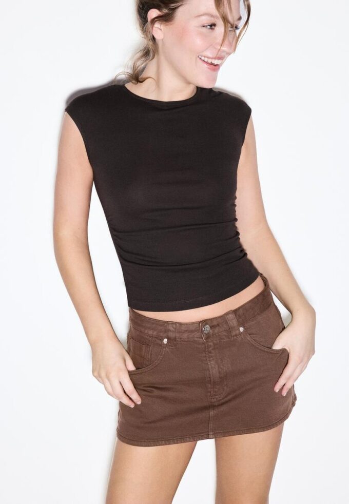 Skort en denim D62 Skort en denim D62