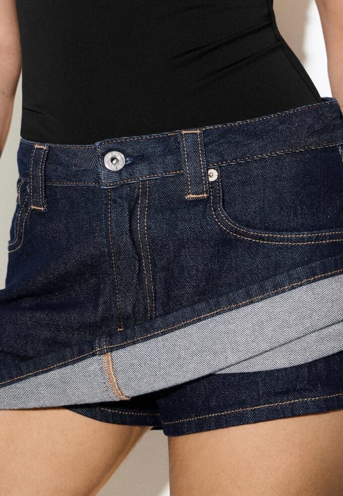 Skort en denim D62 Skort en denim D62