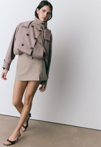 Skort à fente latérale