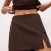 Skort à fente latérale