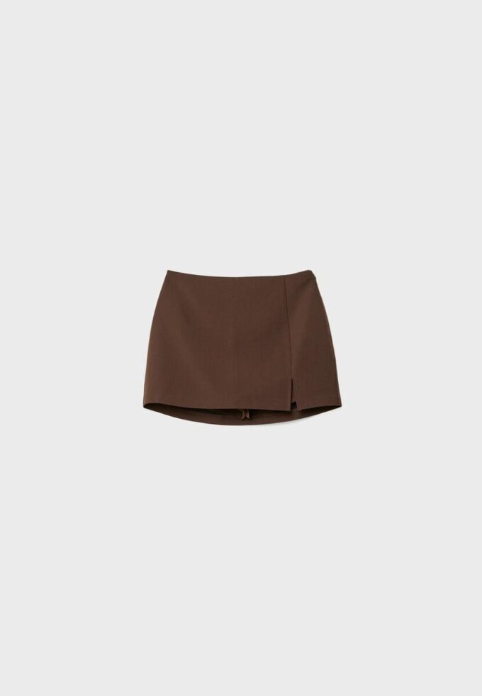 Skort à fente latérale