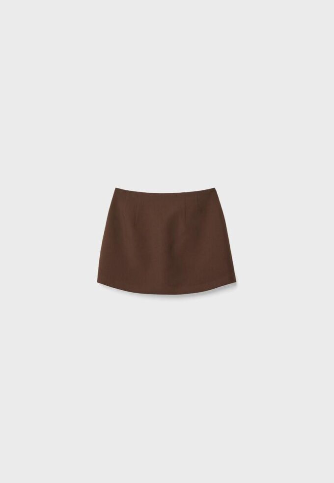Skort à fente latérale