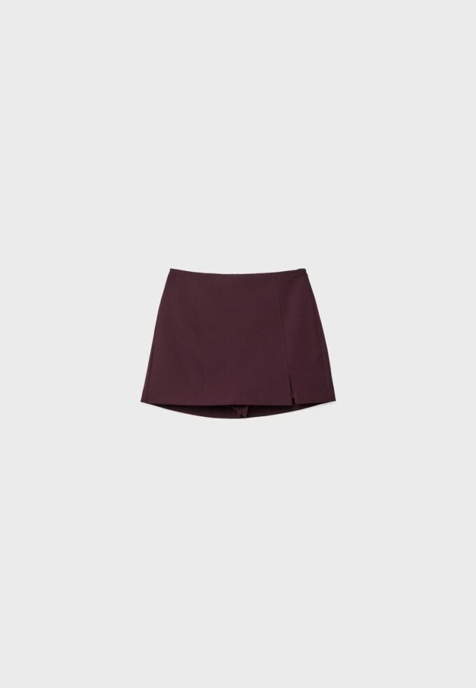 Skort à fente latérale
