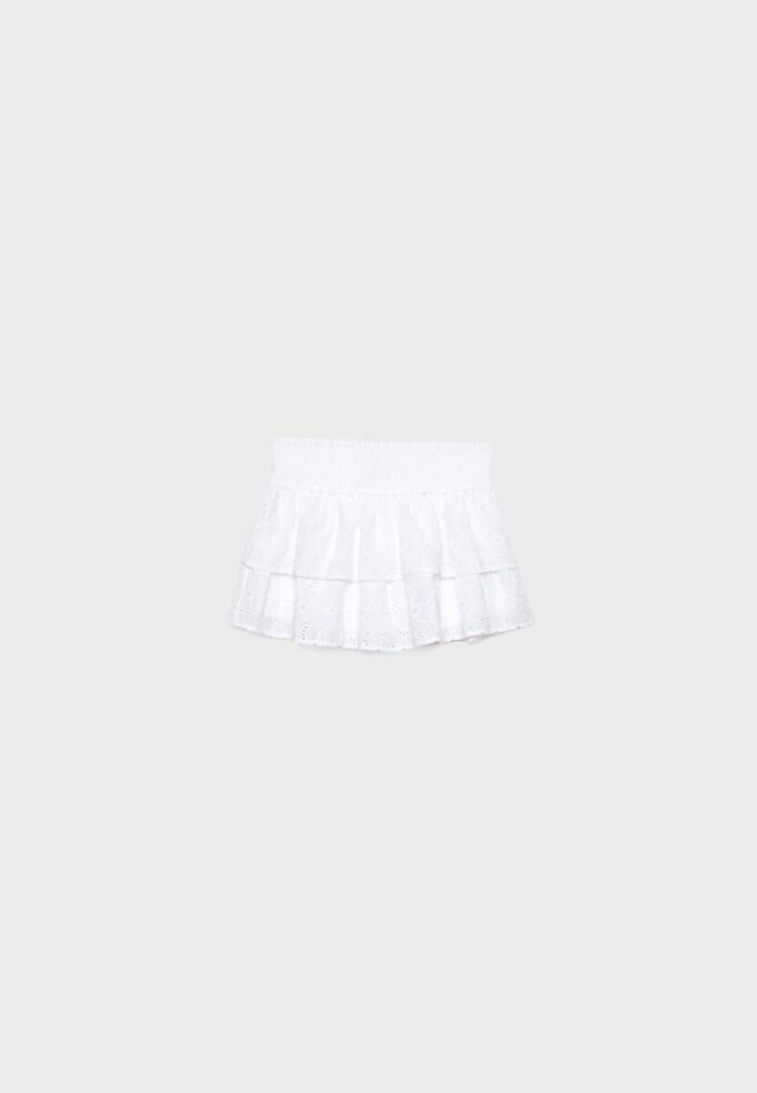 Skort fluide avec broderies Skort fluide avec broderies