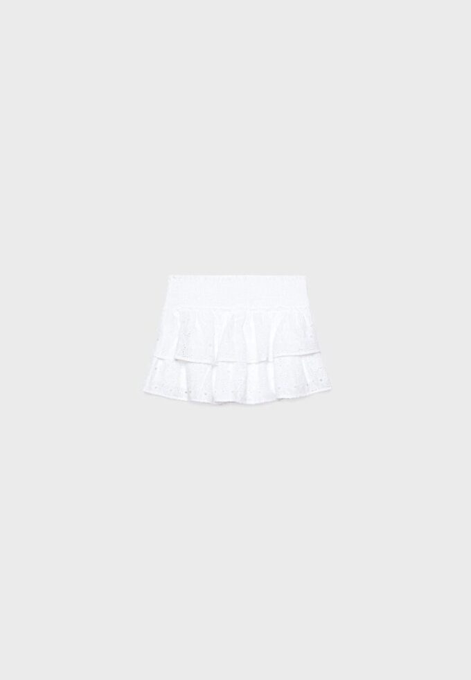 Skort fluide avec broderies Skort fluide avec broderies