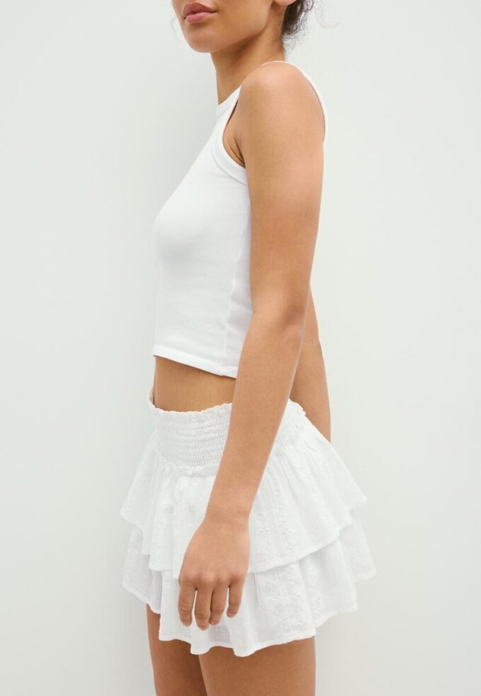 Skort fluide à volants Skort fluide à volants