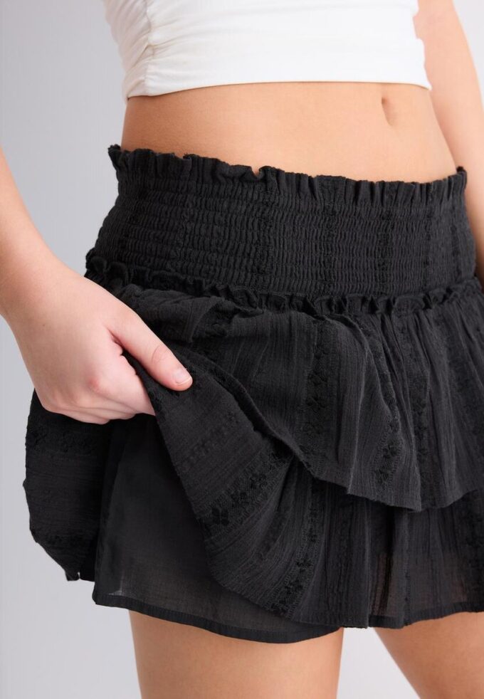 Skort fluide à volants Skort fluide à volants