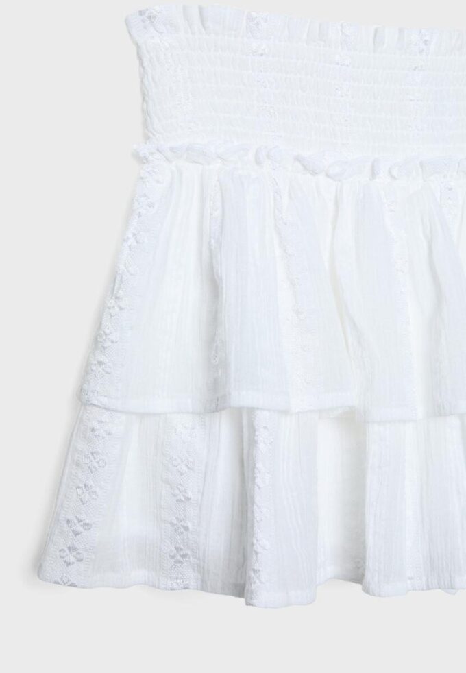 Skort fluide à volants Skort fluide à volants