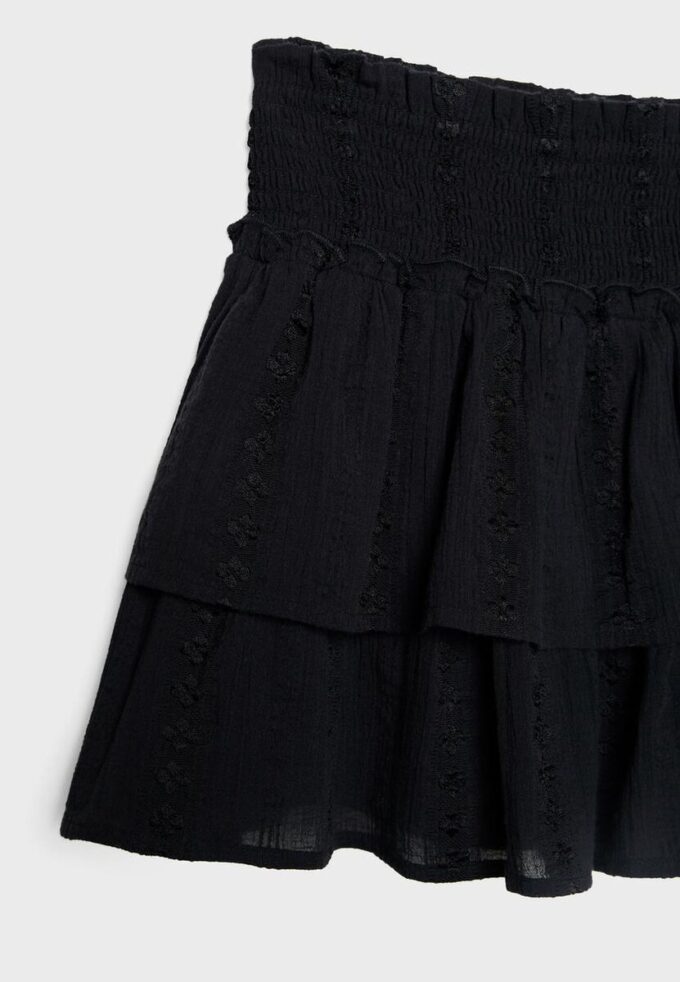 Skort fluide à volants Skort fluide à volants