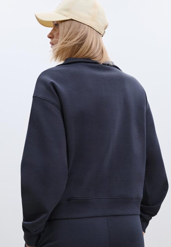 Sweat à col montant avec fermeture éclair Sweat à col montant avec fermeture éclair