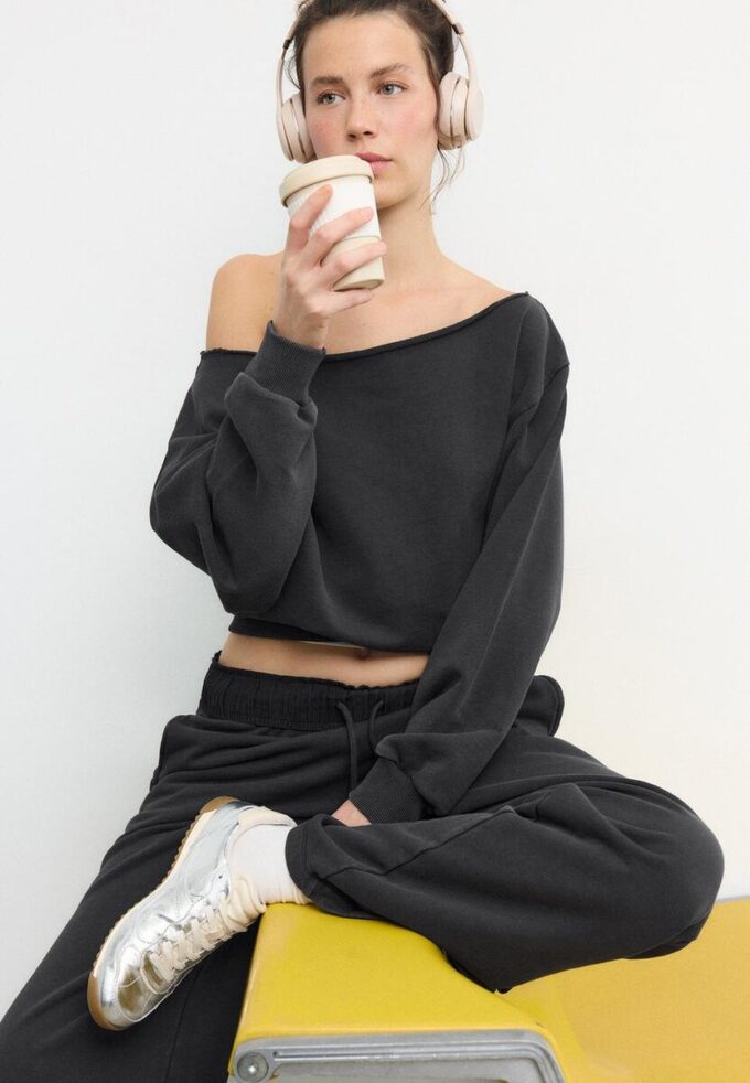 Sweat court effet délavé Sweat court effet délavé