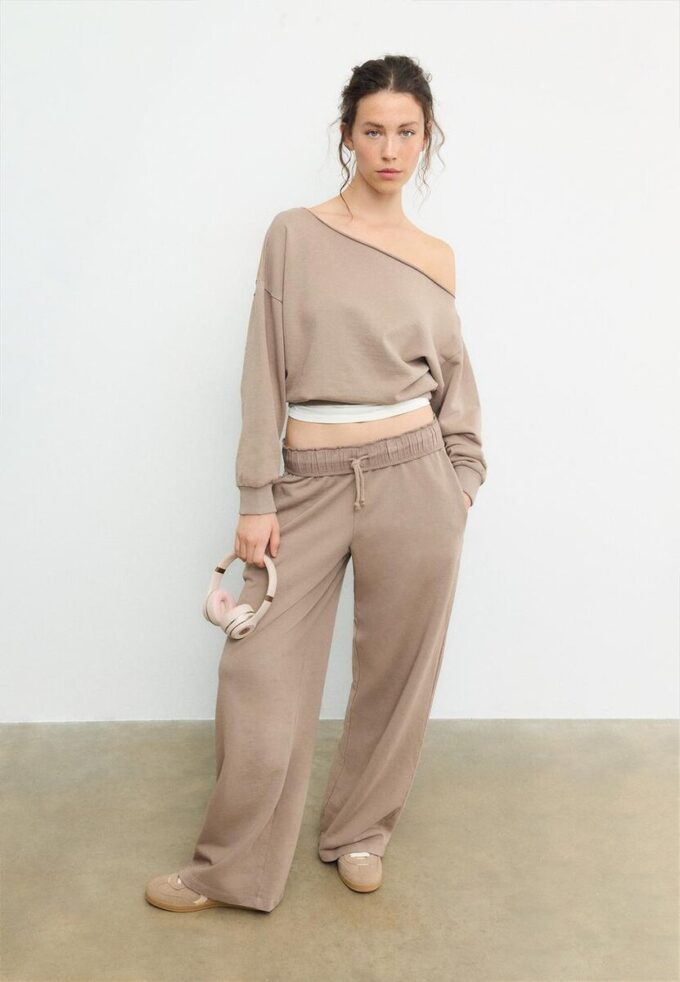 Sweat court effet délavé