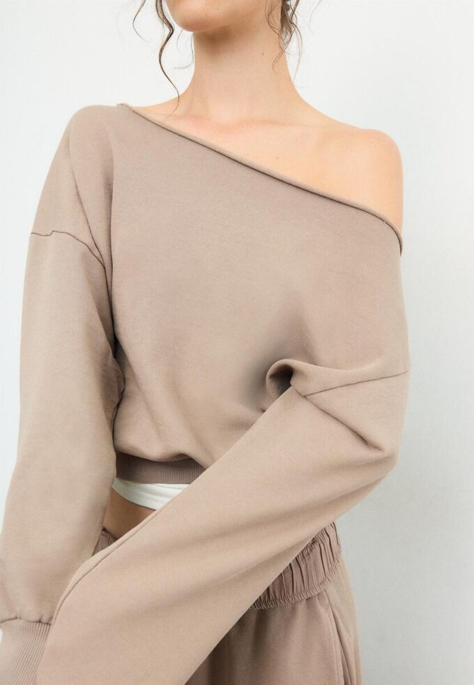 Sweat court effet délavé