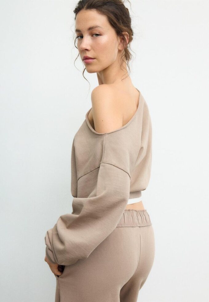 Sweat court effet délavé