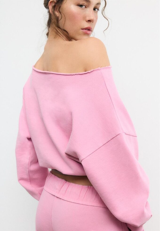 Sweat court effet délavé Sweat court effet délavé