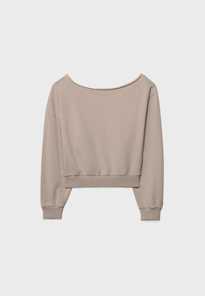 Sweat court effet délavé