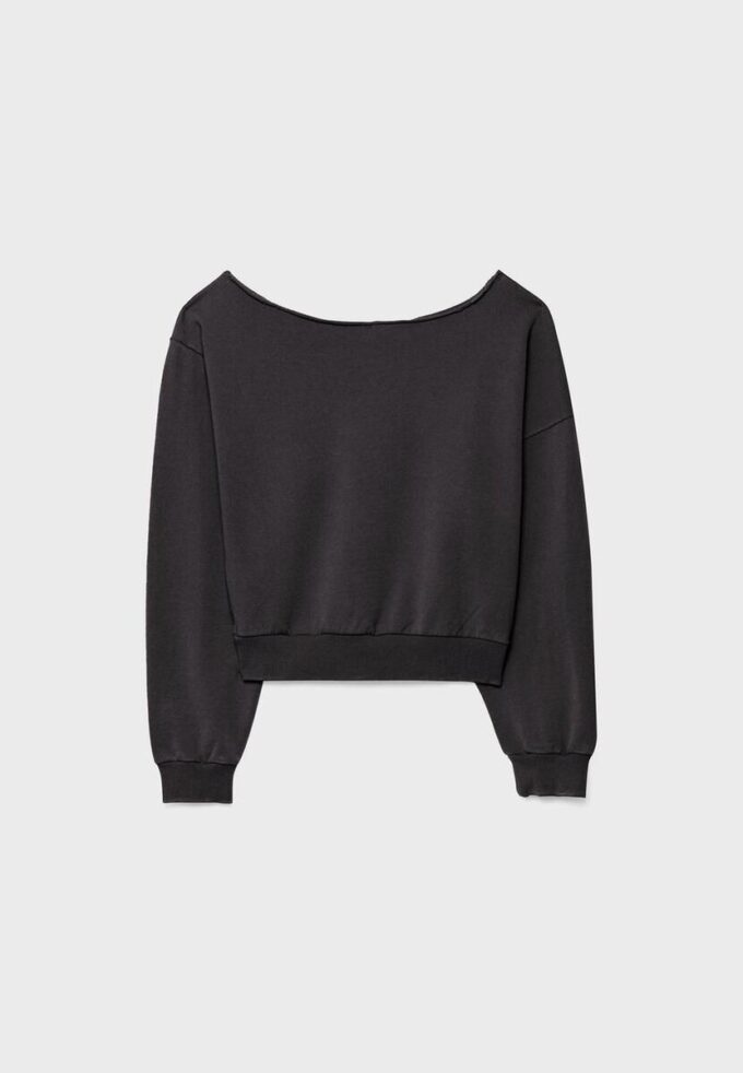 Sweat court effet délavé Sweat court effet délavé