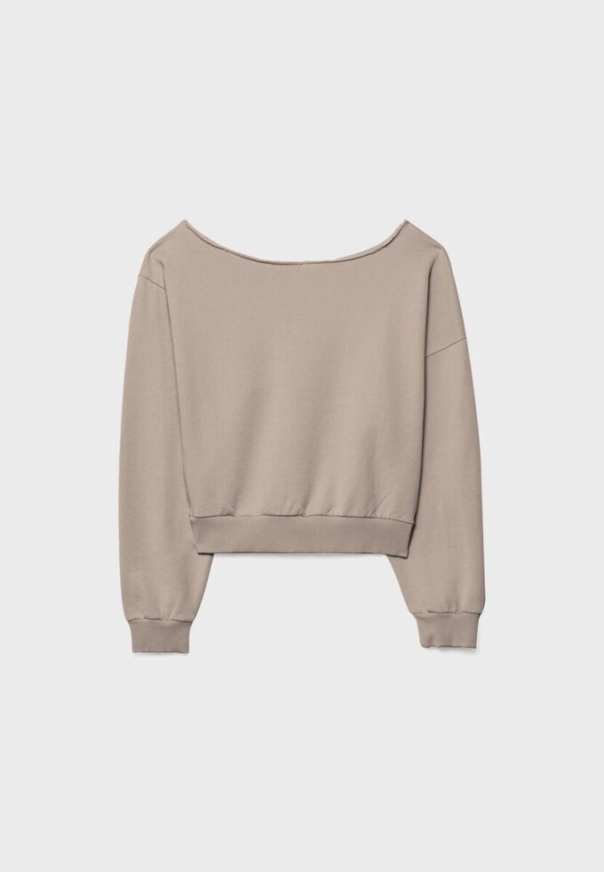 Sweat court effet délavé