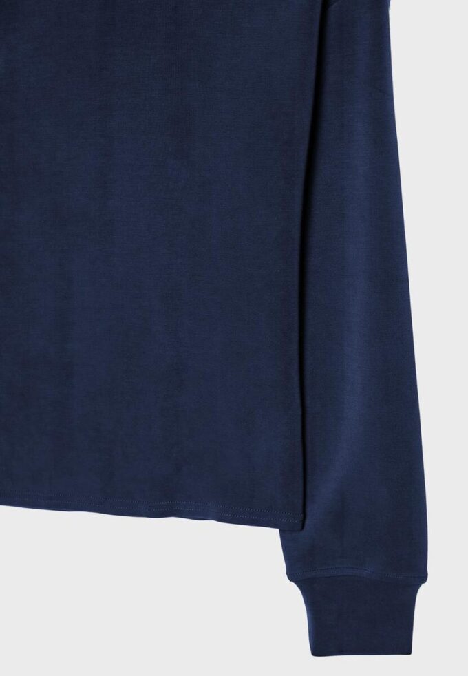 Sweat-shirt à épaules dénudées au toucher doux