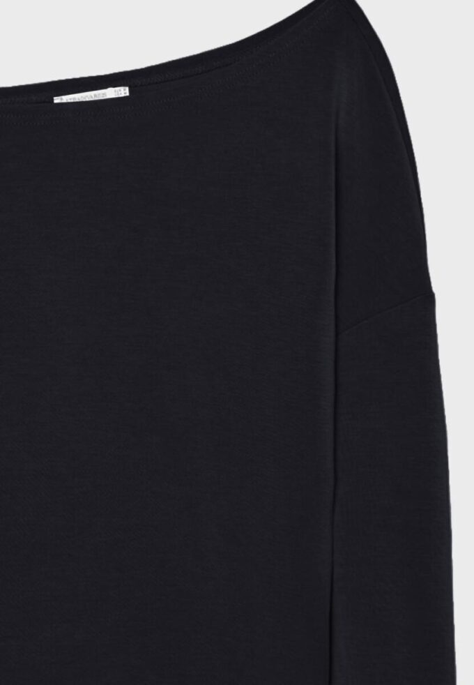 Sweat-shirt à épaules dénudées au toucher doux