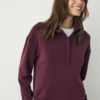 Sweat-shirt zippé au toucher doux