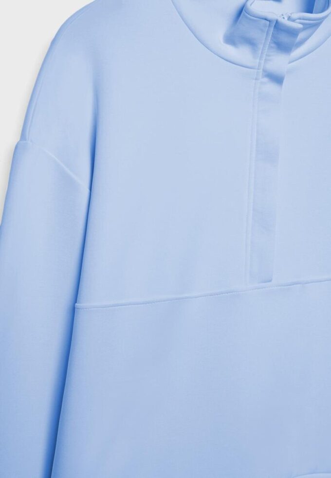 Sweat-shirt zippé au toucher doux