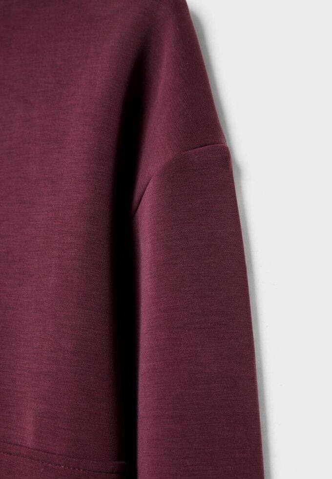 Sweat-shirt zippé au toucher doux