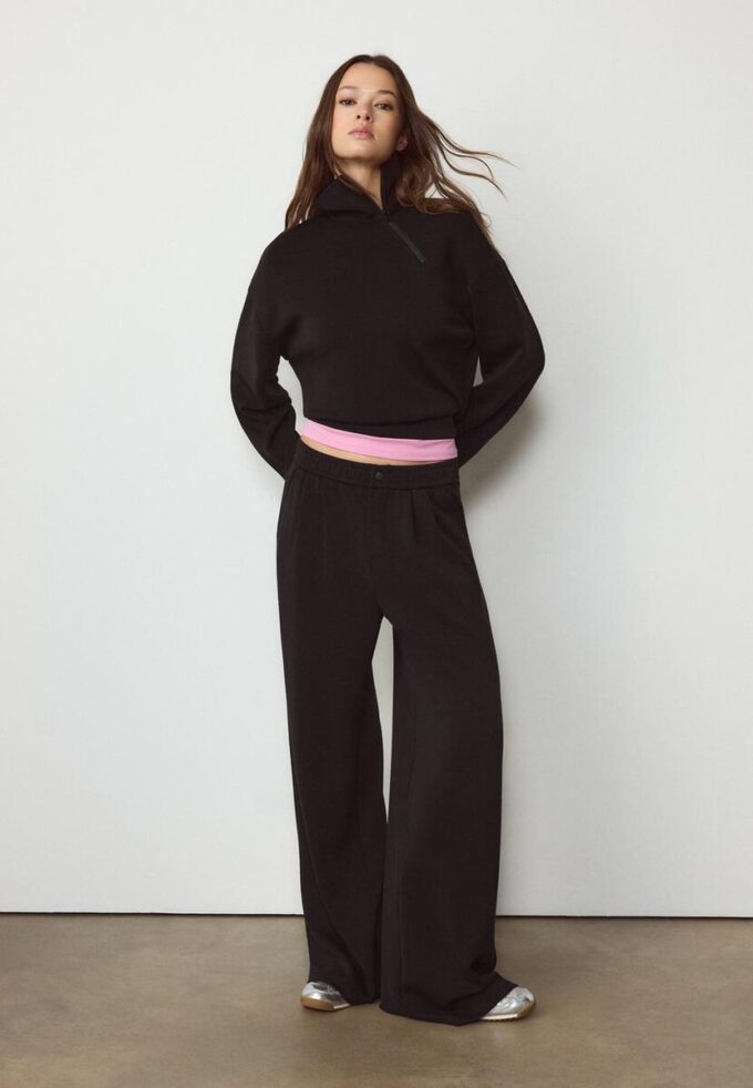 Sweats avec Toucher doux avec fermeture éclair latérale Sweats avec Toucher doux avec fermeture éclair latérale