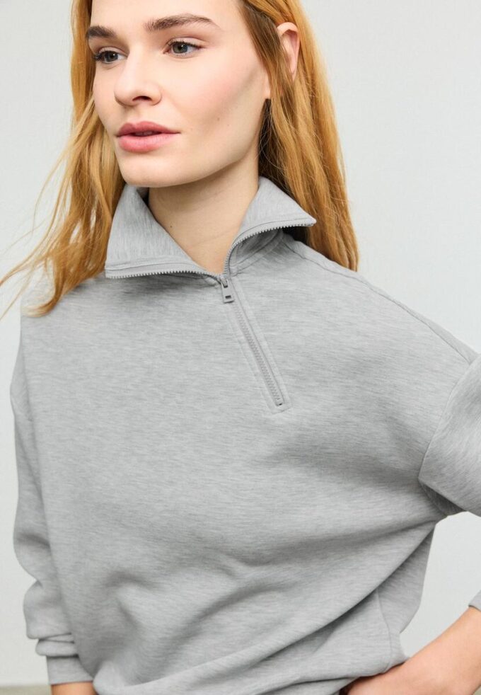 Sweats avec Toucher doux avec fermeture éclair latérale Sweats avec Toucher doux avec fermeture éclair latérale