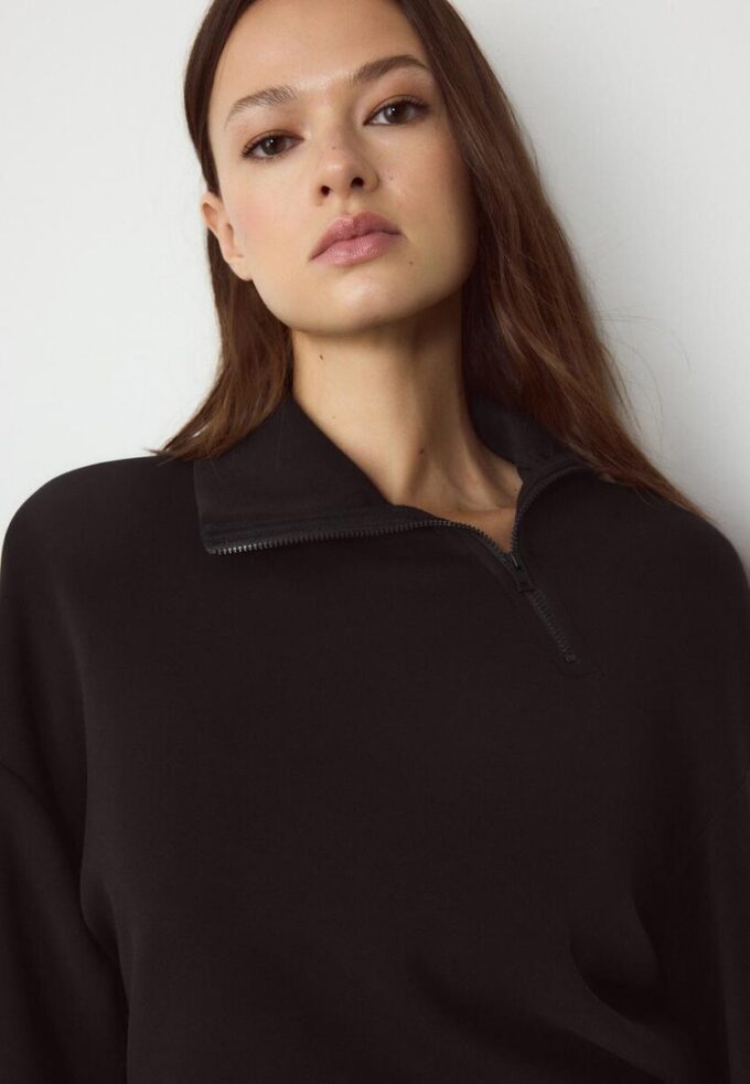 Sweats avec Toucher doux avec fermeture éclair latérale Sweats avec Toucher doux avec fermeture éclair latérale