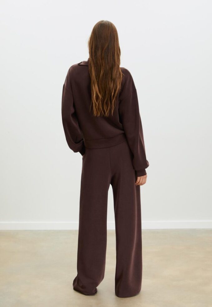 Sweats avec Toucher doux avec fermeture éclair latérale Sweats avec Toucher doux avec fermeture éclair latérale