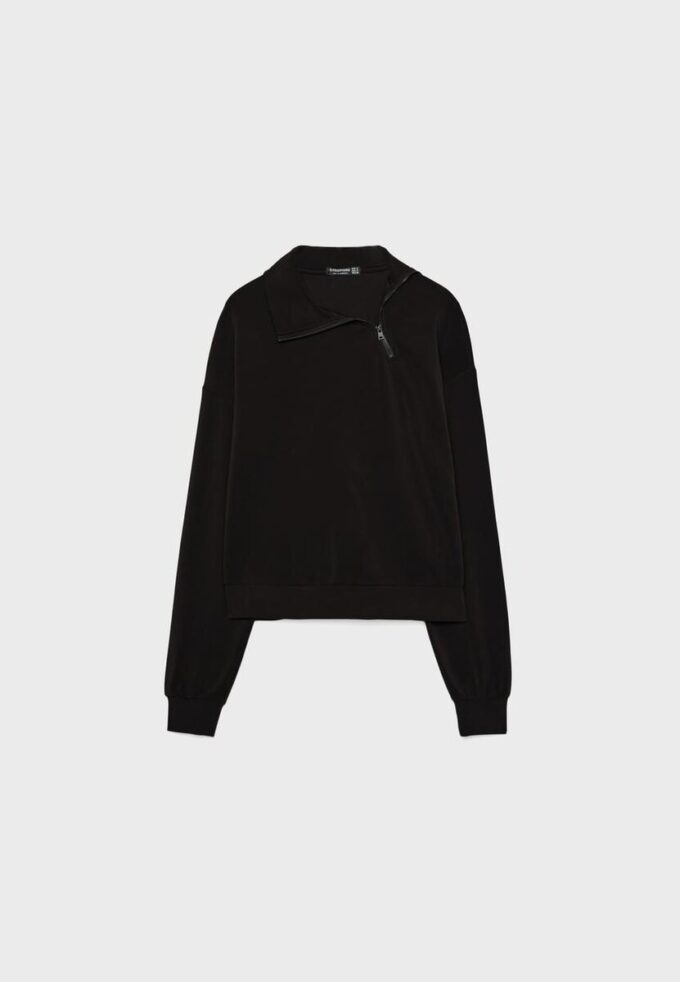 Sweats avec Toucher doux avec fermeture éclair latérale Sweats avec Toucher doux avec fermeture éclair latérale