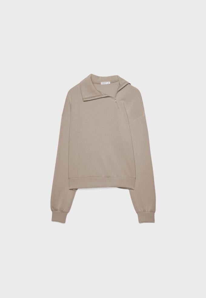 Sweats avec Toucher doux avec fermeture éclair latérale Sweats avec Toucher doux avec fermeture éclair latérale